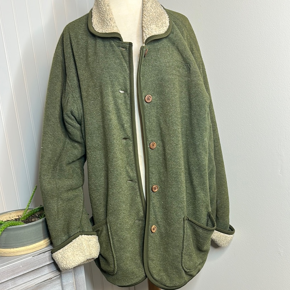 Northern Reflections Green Teddy Jacket